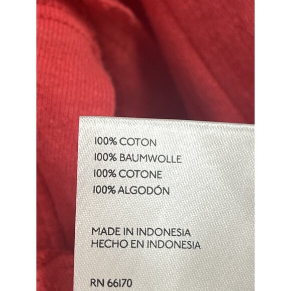 We the Free Red Ribbed Crop Top 3/4 Sleeve Sz M NWT $44 - Picture 6 of 7